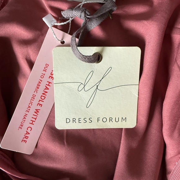 Feminine Pink Satin Slip Dress - Picture 6 of 7